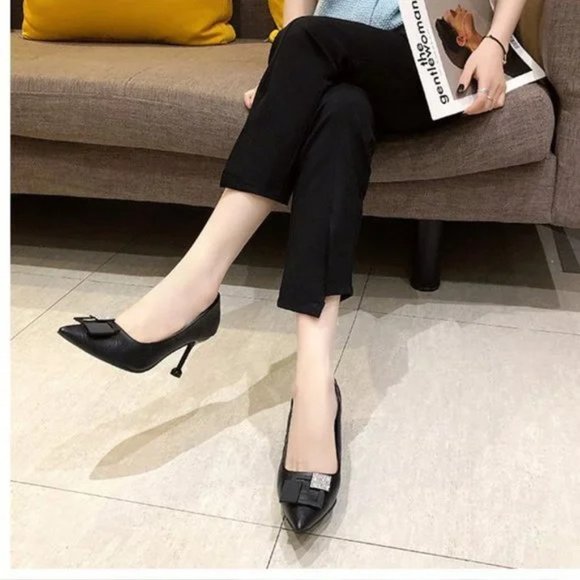 high heels new chunky heel fashion shoes - Picture 6 of 9